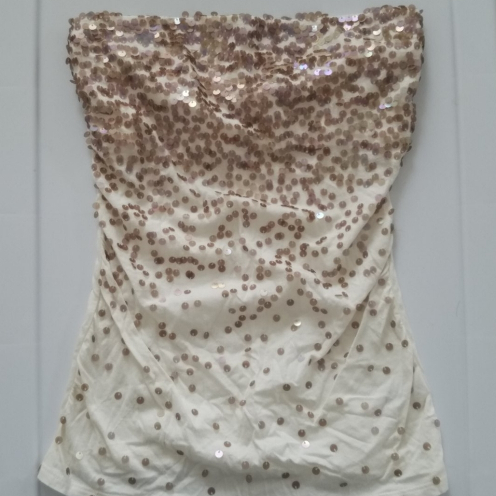 Express Strapless top